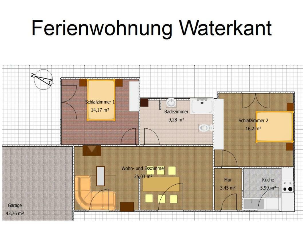 Ferienwohnung Waterkant Cappeler Niederstrich 外观 照片